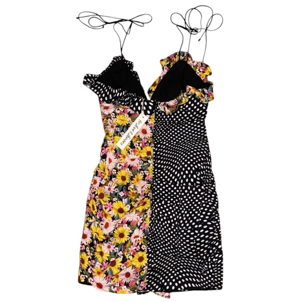 For Love & Lemons Mochi Shirred Mini Dress NWT Size XS - Picture 3 of 8